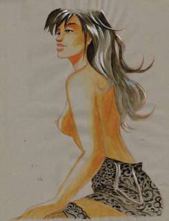 Jim | Une nuit Ã  Rome, dessin original très grand format Ã … | Septimus