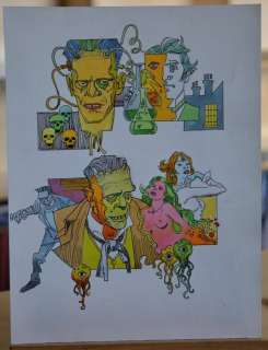 Tacconi, Ferdinando - Illustr. orig. "Frankenstein - I Nobel del fumetto" | Catawiki