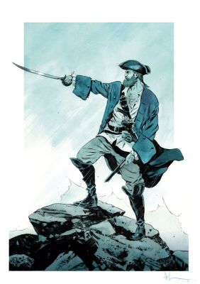 Stefano Carloni | Les chiens de mer - ex libris | 2DGalleries