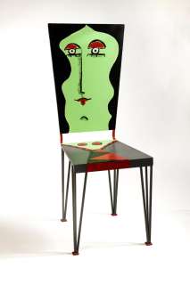 RAPACCINI CHIARA - "IRON CHAIR - GREEN FACE" | Capitolium Art