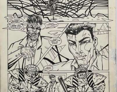 Pander Brothers | Grendel: Devil’s Legacy #7 / Pg. 19 - Original Page by the Pander Brothers | Pander Brothers