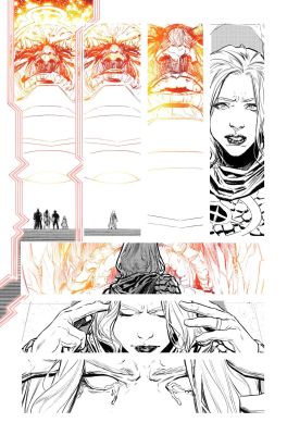 Xermanico | DC KO #04 P. 07 (Monoprint / AP) | Black Diamond