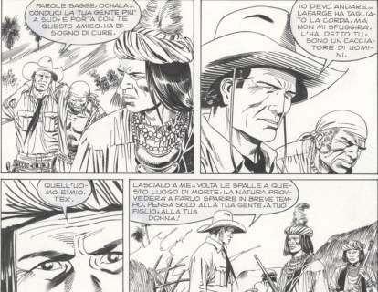 Tex - Lucio Filippucci - original page "Seminoles" - Texone #22 - Page séparée - (2008) | Catawiki