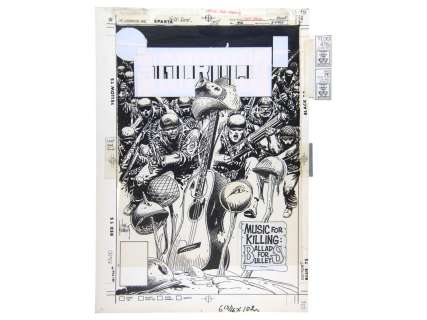 1987 Sgt. Rock #416 Cover Art, Joe Kubert | Weiss Auctions