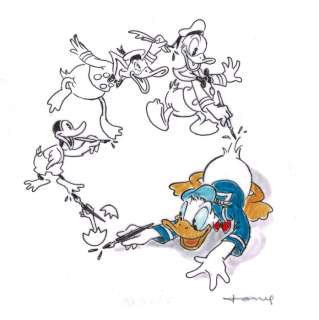 Happy 80th Anniversary, Donald Duck! - Original Sketch - Tony Fernandez - 15 x 16 cm - EO | Catawiki