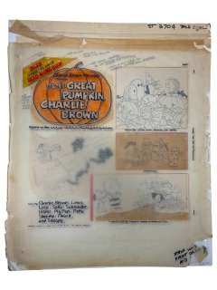 Vintage Peanuts A Charlie Brown Charles Schulz Original Production Storyboard Animation Art | Los Angeles Estate Auction