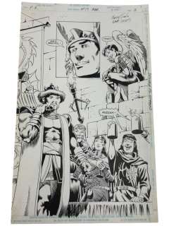 DC Forgotten Realms Original Storyboard Production Comic Art | Los Angeles Estate Auction