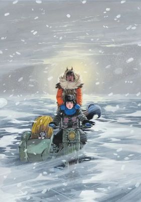 Lucy Mazel | Couverture originale « Olive » – T.4 | Art Maniak