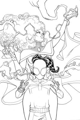 spidergirl #4 funhouse variant | Black Diamond