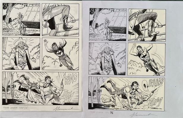 Giorgio Sommacal | Lot 121 - Tavola originale - Speciale Zagor n.33 - Ritorno alla casa del terrore | Finarte