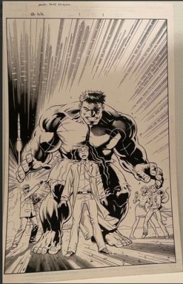 David Nakayama Marvel Adventures Incredible Hulk splash issue 1 page 1 Kirby | eBay US