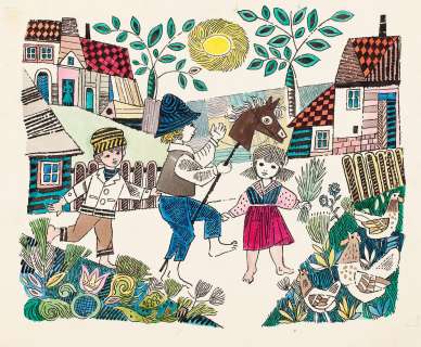 Zbigniew Rychlicki (1922 - 1989) | Zbigniew Rychlicki | "Polski roczek", ilustracja, 1964 | Desa Unicum