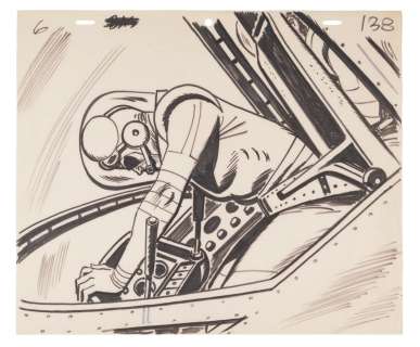 An Original Alex Toth "Space Angel" Production Drawing. | Van Eaton Galleries