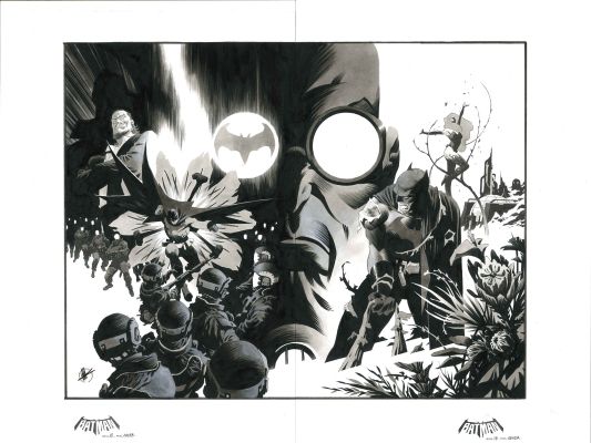Matteo Scalera - Batman #13 – 14 Connecting Covers