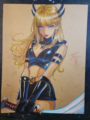 Magik Alt Outfit Original Comic Art Illustration Signed 8.5x11 COA | eBay US (Buy It Now)