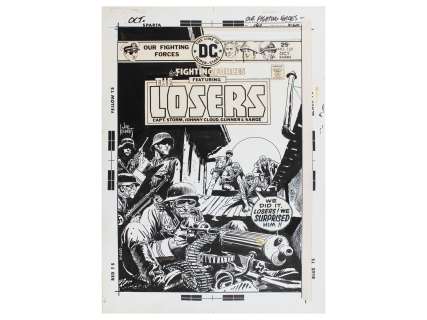 Joe Kubert Our Fighting Forces #160 Cover Art | Weiss Auctions