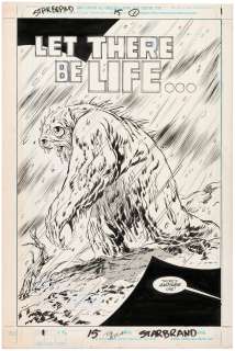 "THE STAR BRAND" #15 JOHN BYRNE COMIC PAGE ORIGINAL ART PAIR. | Hake’s