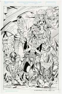 ROB LIEFELD "BERZERKERS" ORIGINAL ART. | Hake’s