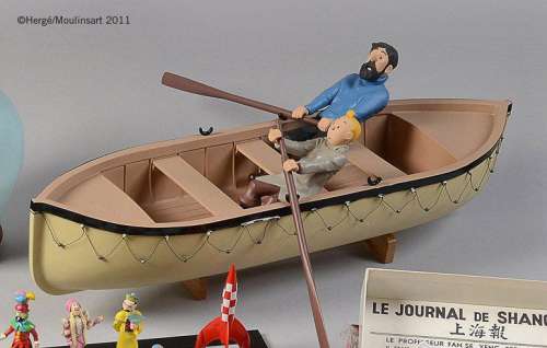 Aroutcheff | TINTIN. LE CRABE AUX PINCES D’OR - Chaloupe Tintin, Milou et | Coutau Bégarie