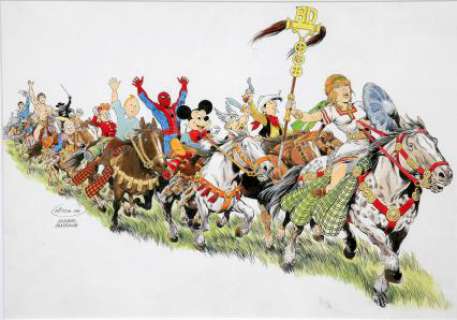 Mitton | Illustration couleurs Ã  l’encre de Chine et Ã  l’… | Banque Dessinée