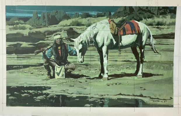 Paul Mann | Paul Mann Western Gallery Color Roughs 2004-2008 #38 | Galactic Gallery