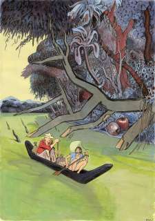 Blutch - La mer à boire – illustration originale de couverture 2