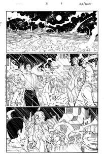 John Romita Jr. - Pencils By John Romita, Jr., Inks By Jimmy Palmiotti | ULTIMATE VISION Part # 3 - page # 1 | The Artist’s Choice