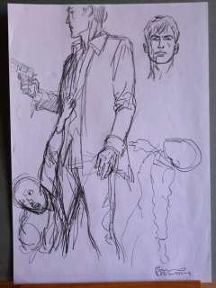 Dylan Dog - Bruno Brindisi - original sketch  - Page volante - EO - (2016) | Catawiki