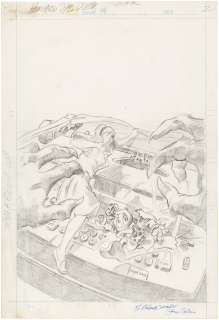 "HOWARD THE DUCK" #16 COVER ORIGINAL ART. | Hake’s