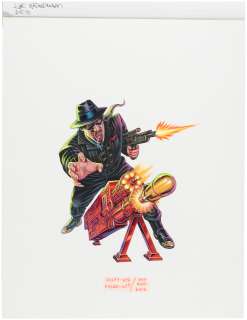 G.I. JOE HEADMAN FINAL CARD ORIGINAL ART BY DOUG HART. | Hake’s