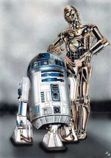 R2-D2 & C3PO, Star Wars - Original Painting - Diego Septiembre - EO | Catawiki