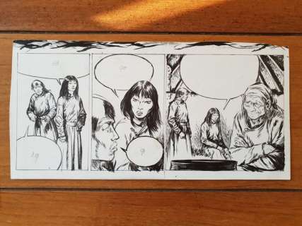 Kresse, Hans G. - Originele strook + luxe album - Dzjengis Khan  - Cartonné - (1992) | Catawiki