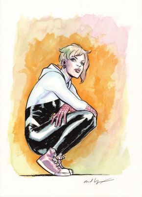 David López | Pin-Up Gwen Stacy | The Green Room