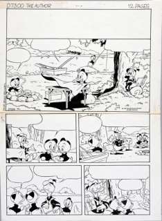 VICAR (VICTOR CARLOS... - Lot 252 - DONALD DUCK, THE AUTOR (D7300). Encre de Chine et gouache...