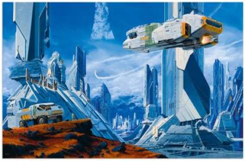 MANCHU - Lot 150 - MANCHU Atmospheric Entry, illustration originale réalisée...