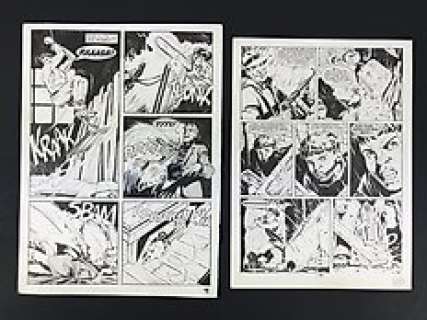 Giovanni Bruzzo - Mister No - 2x original pages - First edition | Catawiki