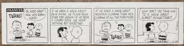 Charles Schulz | Charles Schulz - Peanuts Daily - 26.04.1960 | ComicArtFans Classifieds