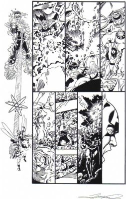 George Perez | Jla / Avengers #4 Page 27 - George Perez (Marvel/Dc, 2004) | ComicArtFans Classifieds