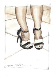Bleda, Sergio - Original Drawing - Fetish Heels | Catawiki