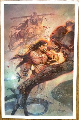 Bill Sienkiewicz | Sienkiewicz - Conan Cover | ComicArtFans Classifieds