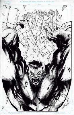 Gerardo Sandoval | Infernal Hulk #10 - Sandoval | ComicArtFans Classifieds