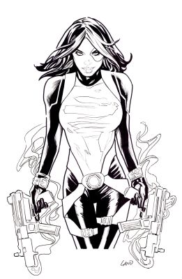 Greg Land | Domino - Greg Land 11X17 | ComicArtFans Classifieds