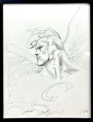 Simone Bianchi | Simone Bianchi, Angel 8.5 X 11 | ComicArtFans Classifieds