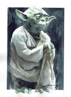 Master Yoda - Star Wars - Original Painting - Daniel Azconegui - EO | Catawiki