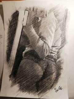 Luca Gusson - Slice Art Studio "Selfie" - Page volante - EO (2018) | Catawiki