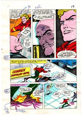 Flash #316 p14 color guide (1982) Infantino/ D’Angelo Flash - heroic Heat Wave | eBay US (Buy It Now)