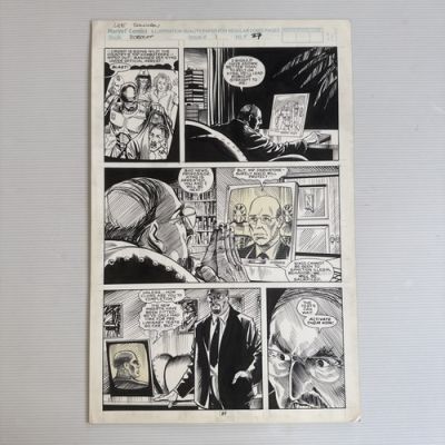 Lee Sullivan Original Art for Marvel’s Robocop #1 Page 27 1990 | eBay Europe (Buy It Now)