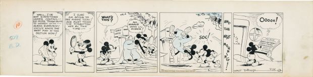 Lot 514 - Duvall Earl - "Mickey Mouse - Boxing Champion", 1931 | Urania Casa d’Aste