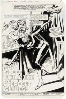  - "DETECTIVE COMICS" #516 COMIC PAGE ORIGINAL ART FEATURING BATGIRL BY JOSE DELBO.