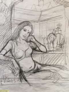 Affiche Festival ChÃ¢teau-Gontier - Crayonné original - (2010) | Catawiki